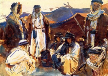 Campamento beduino John Singer Sargent Pinturas al óleo